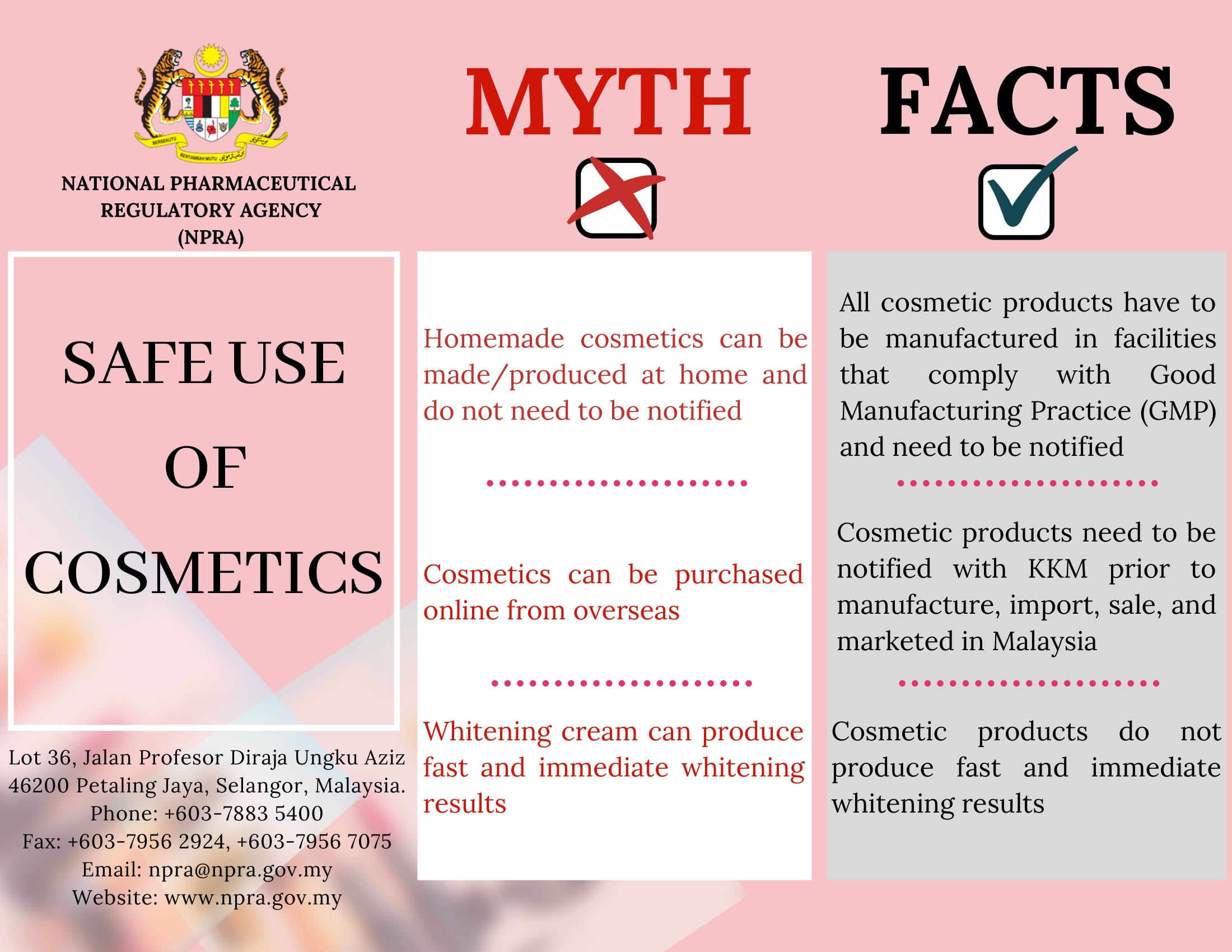 Safe Use of Cosmetics